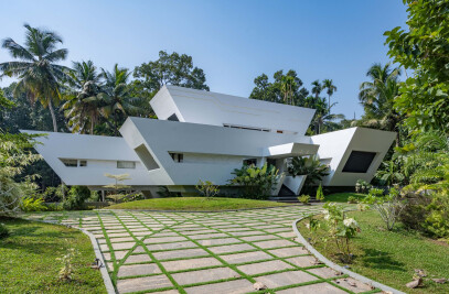 The cantilever House