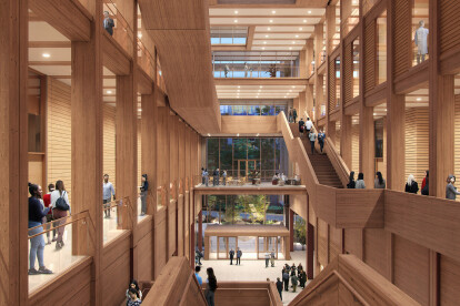 Detail: The timber-hybrid and biophilic design of UBC Gateway