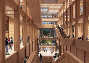Detail: The timber-hybrid and biophilic design of UBC Gateway