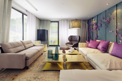 Luxe Interiorscapes by CitySpcae 82 Architects