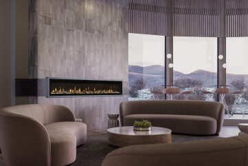 100" Ignite Evolve Linear Electric Fireplace 100" Ignite Evolve Linear Electric Fireplace