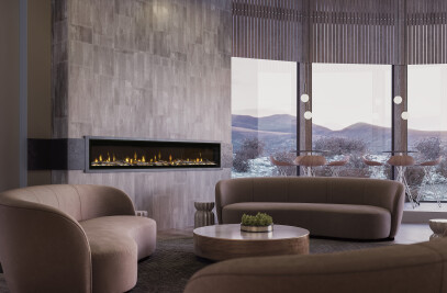 100" Ignite Evolve Linear Electric Fireplace