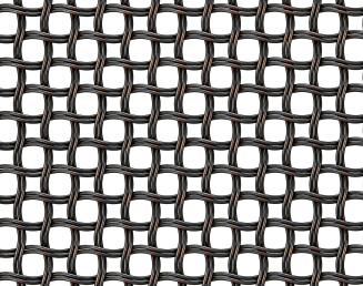 M22-83 Woven Wire Mesh in Plated Black Copper Finish