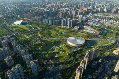 Archi-Tectonics and !melk complete an Eco Park Master Plan for Hangzhou 2022 and beyond