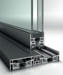 Xtravision triple-glazed alumiunum window - detail section