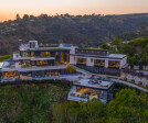 Summitridge Drive Beverly Hills hilltop terraced modern mansion