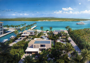 Beachfront Luxury Villas 3d visualization