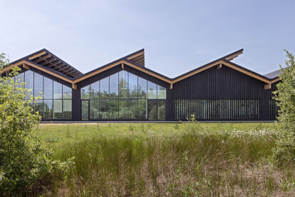 Coldefy designs a house-like, bioclimatic leather goods factory for Hermès