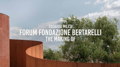 Edoardo Milesi FORUM FONDAZIONE BERTARELLI The making of