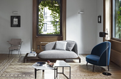 Bonsai sofa and small table