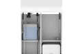 SWAR City Sanitary cabinet with a lockable mirror