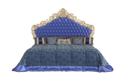 Royal Blue Bed
