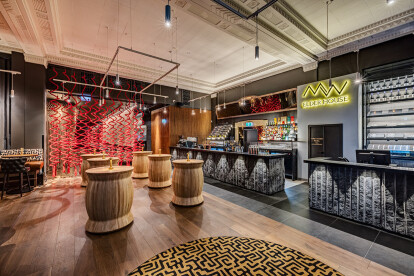 The Meat & Wine Co, Adelaide. Restaurant Design - Australia