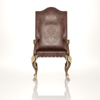 Luxury Armchair With Lion Legs