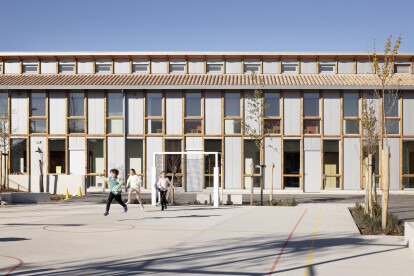 GGR Architectes completes Maurice Fonvielle School with timber elements in southern France