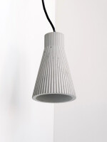 [S1] Hanging lamp fluted and colorful