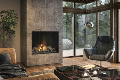 Front-facing e-MatriX Vapor Fireplace