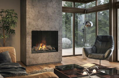 Front-facing e-MatriX Vapor Fireplace