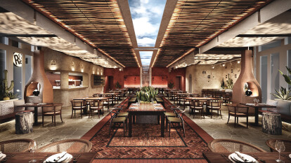 R&B Grillhouse, Abu Dhabi. Restaurant Design - UAE.