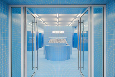 Spatial and interactive scenography for Jacquemus