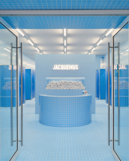 Spatial and interactive scenography for Jacquemus