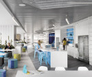 Private Software Office - Breakroom / Lunchroom - Fluxwerx Profile Suspended Luminaire