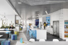 Private Software Office - Breakroom / Lunchroom - Fluxwerx Profile Suspended Luminaire