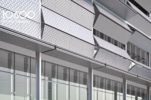 Motion 10600 - Kinetic Façade, Vertical Folding Shading System