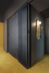 Theater changing room in Milan