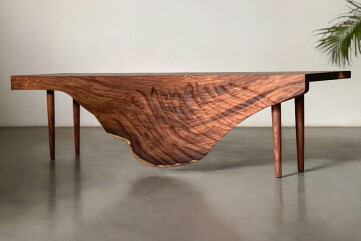 Swan Bench in Rosewood Swan Bench in Rosewood