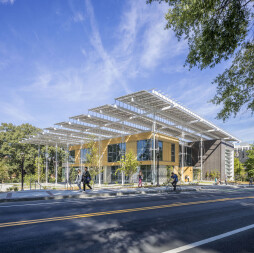 Detail: photovoltaic roof of the Kendeda Building for Innovative Sustainable Design, Atlanta