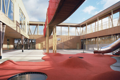 School in Noisy-le-Grand by r2k architecte blends progressive environmental and educational design principles