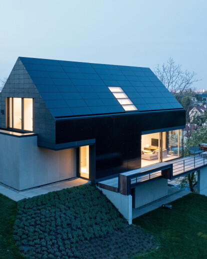 Solar architecture house