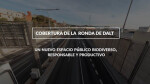 Green coverage of the Ronda de Dalt in Barcelona