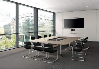 Talk - intelligent table system for flexible and fixed conference systems