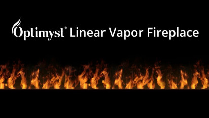Optimyst Linear Vapor Fireplace by Dimplex
