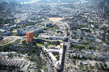 Active community participation drives the design of a mixed-use neighborhood in Düsseldorf