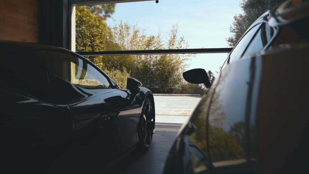 The ultimate luxury garage.