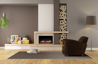 E-FX Slim Line 750S Electric Fireplace