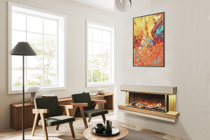 Elara Suite Electric Fireplace