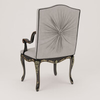 REGAL UPHOLSTERED CHAIR WITH ARMRESTS