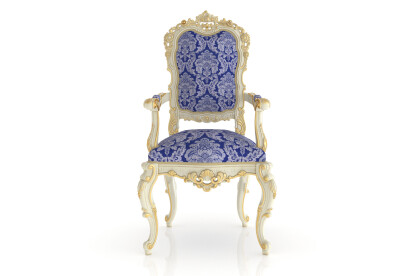 Royal Blue Armrest Chair