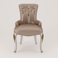 The Mocha Tufted Accent Chair