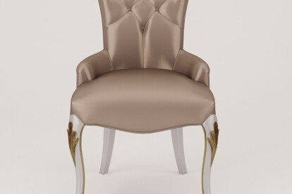 The Mocha Tufted Accent Chair