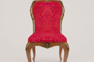 Victorian Velvet Armchair