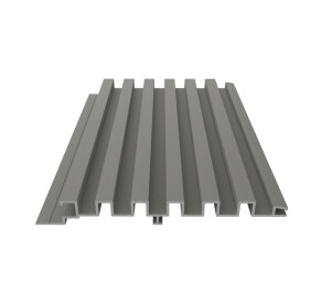 Falkit® System Adán - Ribbed aluminium slat