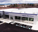 Aerial image of Subaru dealership