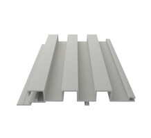Falkit® System Tristán - Ribbed aluminium slat for use in architecture, interior and exterior cladding and ventilated façades