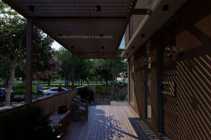 Verandah with Pergolas