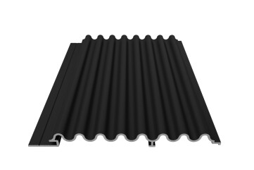 Falkit® System Olas de Neptuno - Pronounced wave aluminium slat for use in architecture, interior and exterior cladding and ventilated façades Falkit® System Olas de Neptuno - Pronounced wave aluminium slat for use in architecture, interior and exterior cladding and ventilated façades